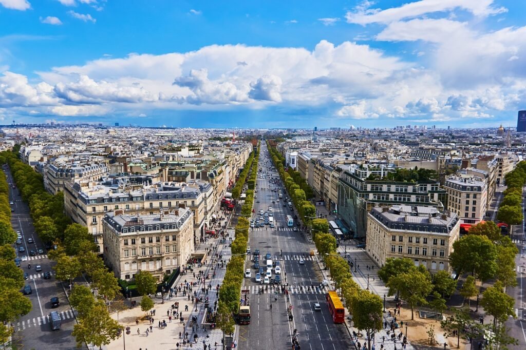 Champs Élysées Street Paris France, Shoopping Street, Luxury Street