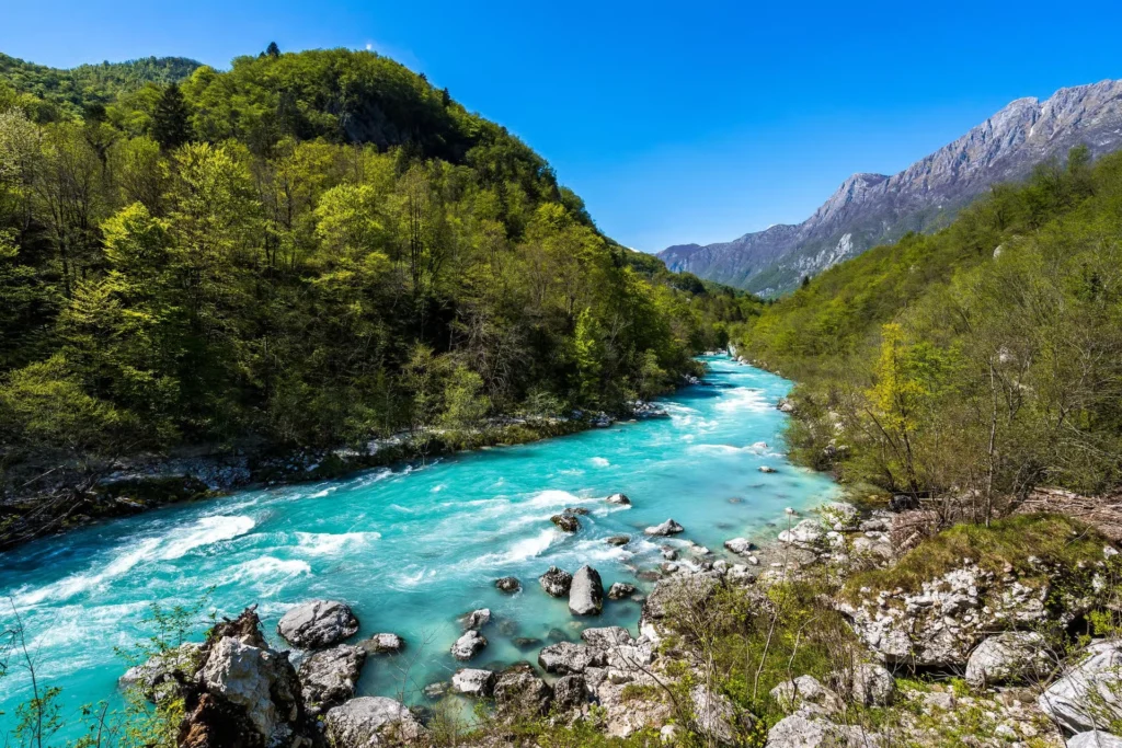 Soča Valley, Kozjak Waterfall