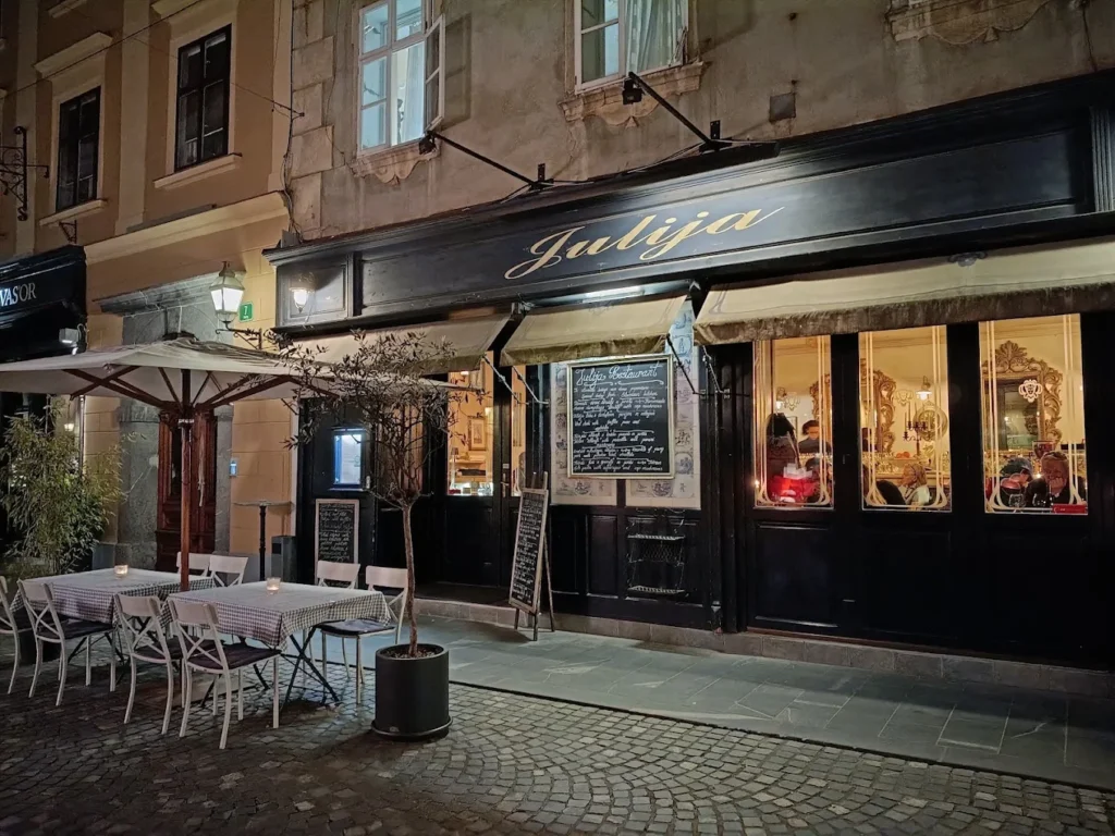 Julija Restaurant Ljubljana